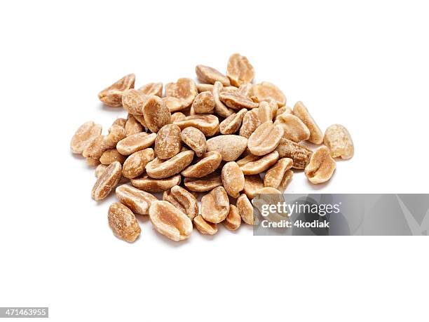 roasted peanuts - peanut crop stock pictures, royalty-free photos & images