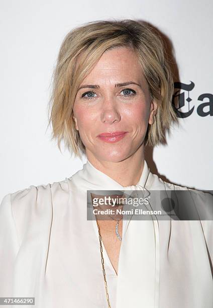 Kristen Wiig attends TimesTalks Presents An Evening With Kristen Wiig And Shira Piven at Times Center on April 28, 2015 in New York City.