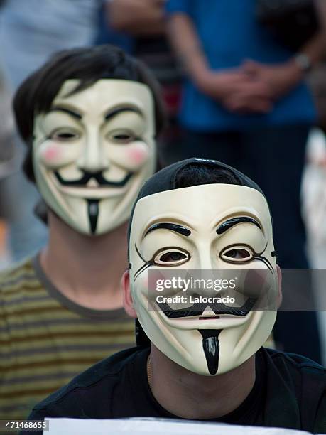 anonymous - guy fawkes mask stock pictures, royalty-free photos & images