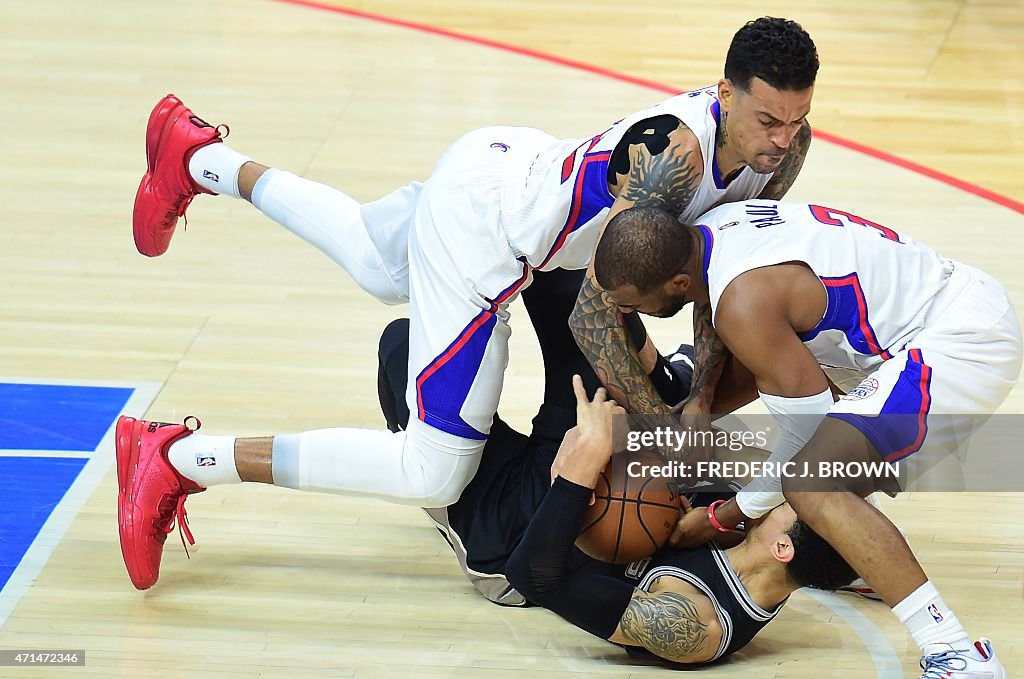 BASKET-NBA-PLAYOFFS-SPURS-CLIPPERS