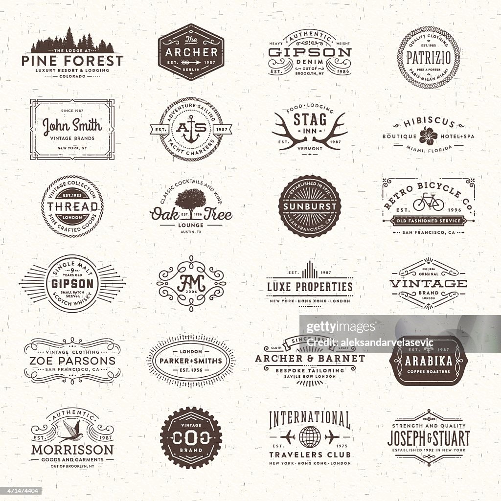 Emblemas, etiquetas e Frames