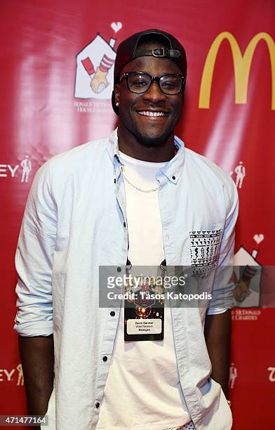 Devin Gardner Wide Receiver Michigan attends Stars and Strikes Celebrity Bowling Classic at Lucky Strike on April 28, 2015 in Chicago, Illinois.