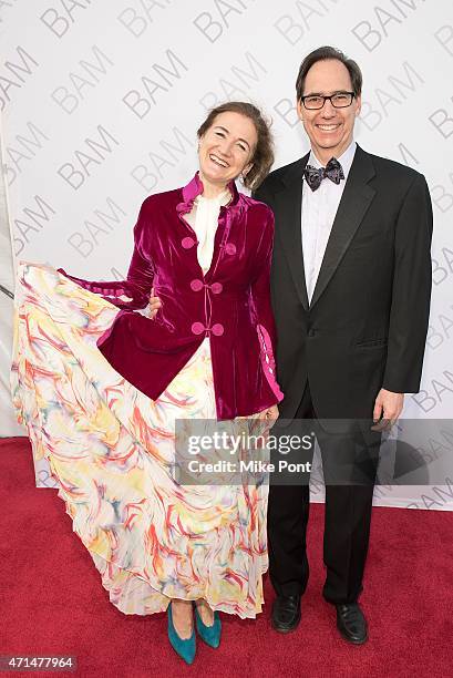 President of the Jim Henson Foundation, Cheryl Henson attends the 2015 Karen Gala at the Duggal Greenhouse on April 28, 2015 in New York City.