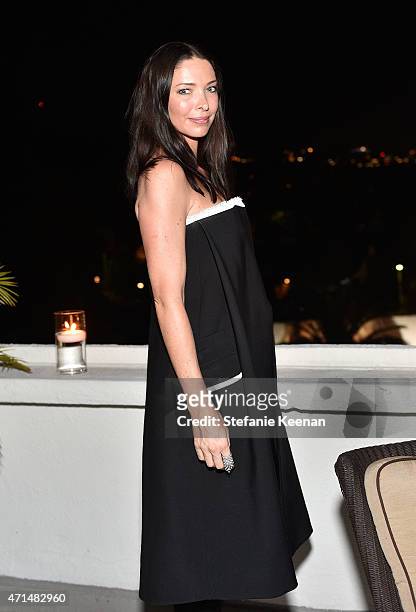 Erica Packer attends Christopher Kane x mytheresa.com dinner at Chateau Marmont on April 28, 2014 in Los Angeles, CA