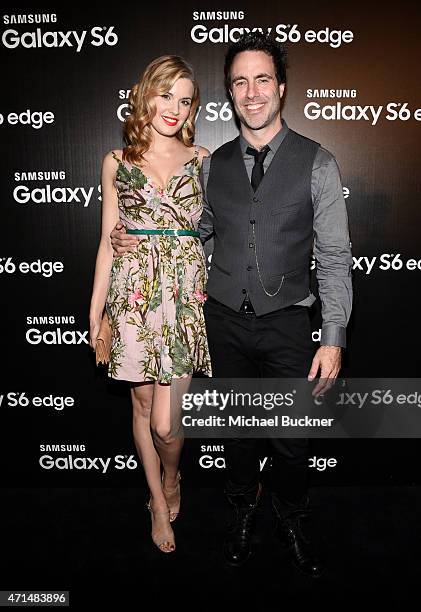 Actress Maggie Grace attends the Samsung Studio LA Launch Event across from the Grove on April 28, 2015 in Los Angeles, California.