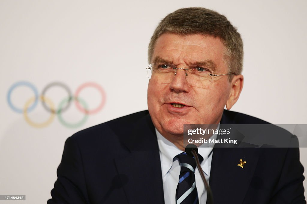 IOC President Thomas Bach Visits Sydney's MCA