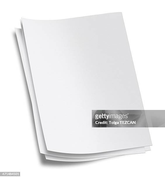 blank paper - 3d map stockfoto's en -beelden