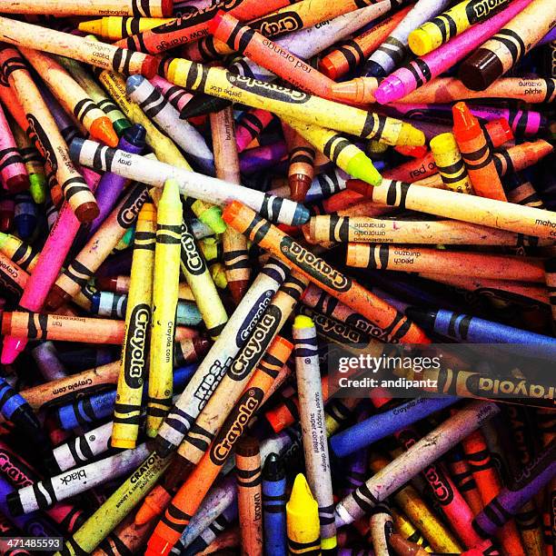 crayola pencils - crayola stock pictures, royalty-free photos & images