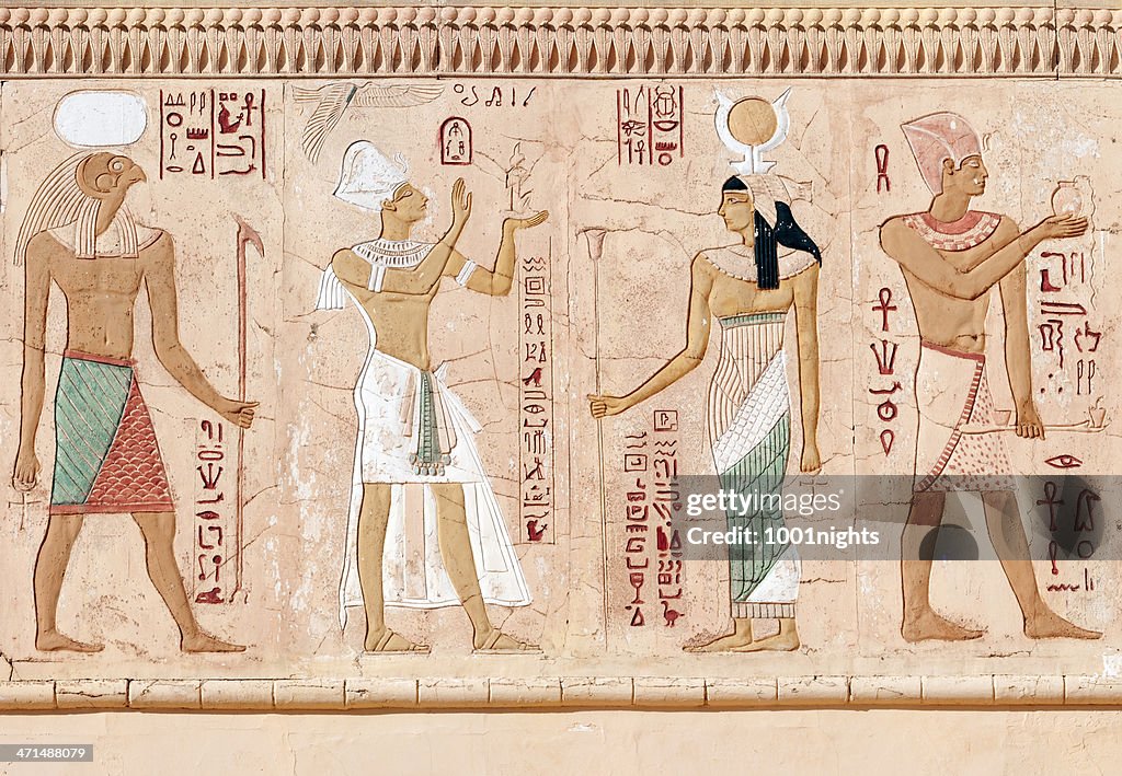Egyptian fresco