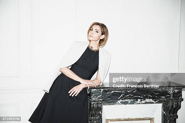 Actress Clotilde Courau is photographed for Self Assignment on March 24, 2015 in Paris, France.