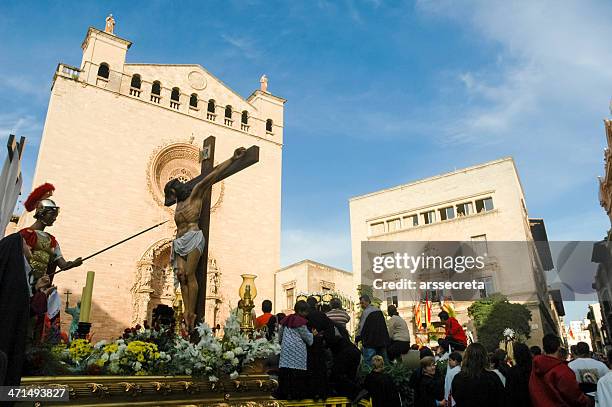 procesión de semana santa en españa - procesion fotografías e imágenes de stock