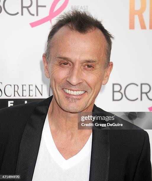 Actor Robert Knepper arrives at the Los Angeles premiere of "Ride" at ArcLight Hollywood on April 28, 2015 in Hollywood, California.