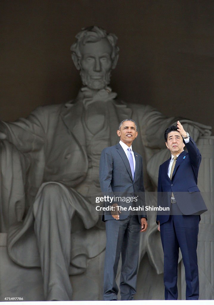 Japanese Prime Minister Abe Visits United States