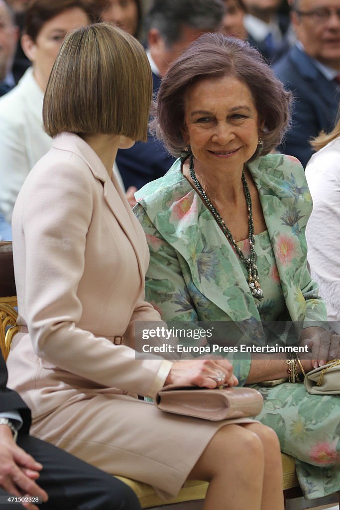 Spanish Royals Attend 'Queen Sofia Awards'
