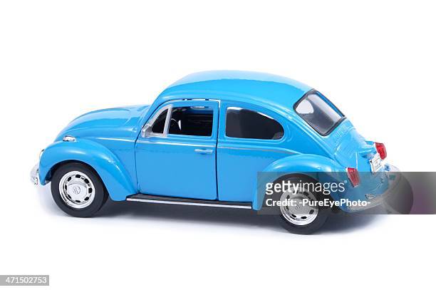volkswagen toy beetle - beetle isolated stock pictures, royalty-free photos & images