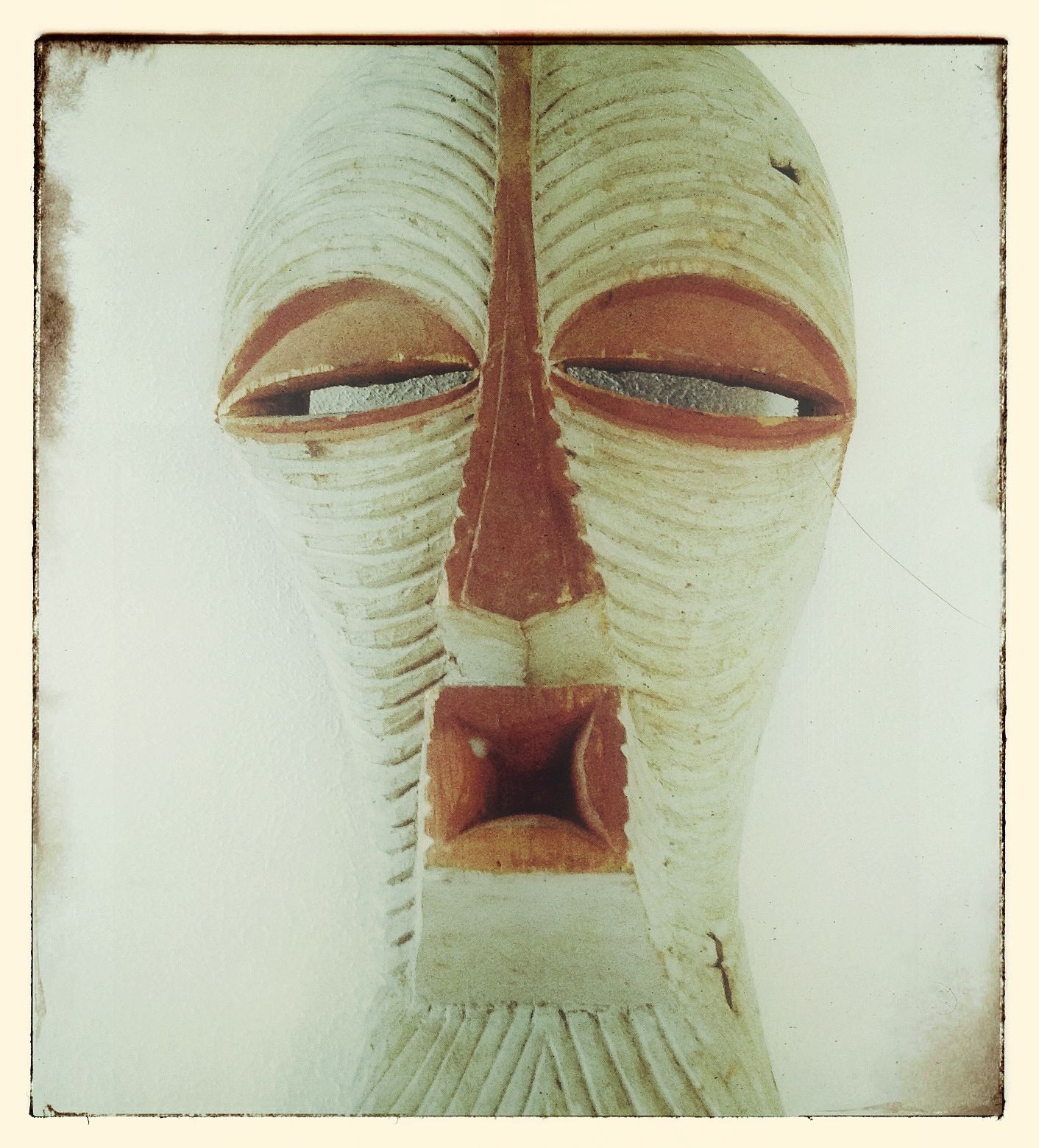 african mask wall
