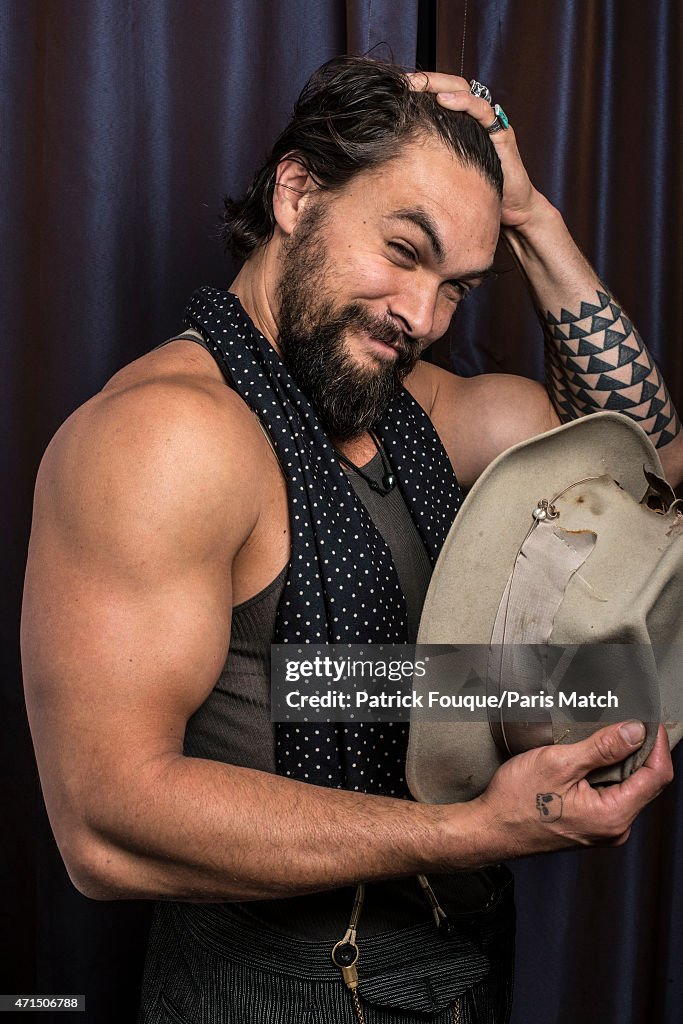 Jason Momoa, Paris Match Issue 3392, May 28, 2014