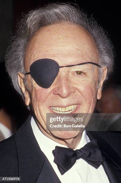 George Sidney attends Myasthenia Gravis Foundation Benefit Gala on March 1, 1987 at the Beverly Hilton Hotel in Beverly Hills, California.