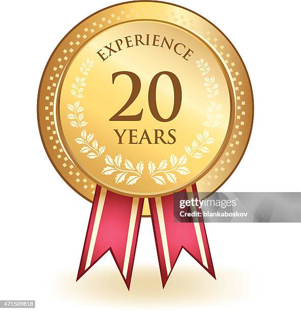 twenty years experience - 20 24 years stock illustrations