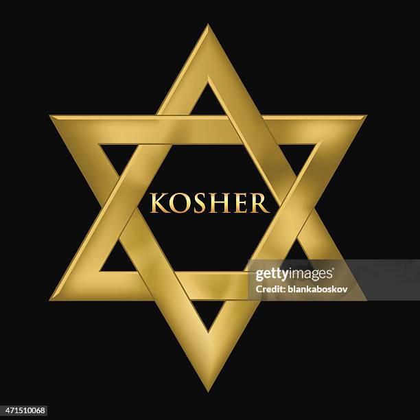 kosher - kosher symbol clip art stock illustrations