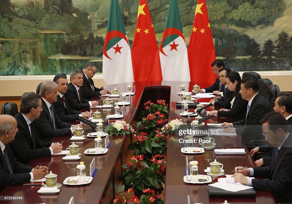 President Of Algeria Visits China