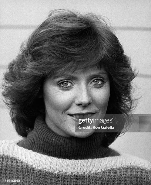 Actress Jean Bruce Scott poses for an exclusive photo session on January 28, 1982 at Jean Bruce Scott and Robert Colman's home in Van Nuys,...