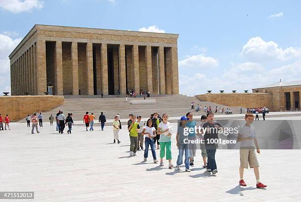 ataturk's mausoleum - ataturk mausoleum stock pictures, royalty-free photos & images