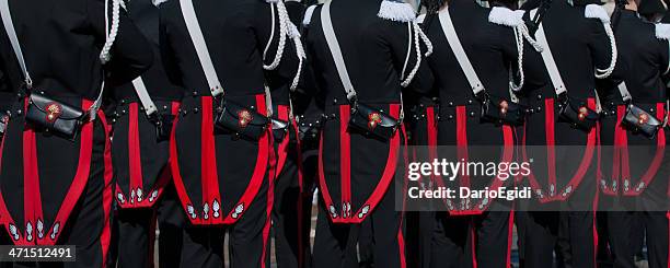 veranstaltung italia 150 den handtaschen - carabinieri stock-fotos und bilder
