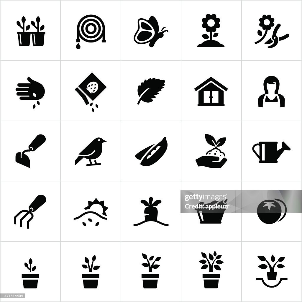 Iconos de jardinería