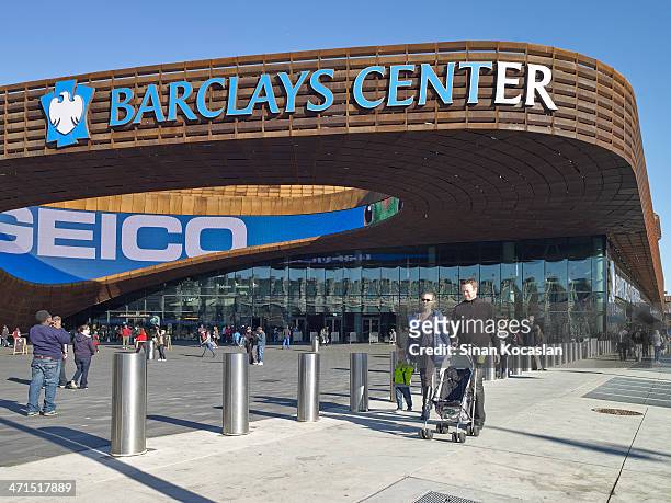 barclays center, brooklyn - barclays center brooklyn stock pictures, royalty-free photos & images