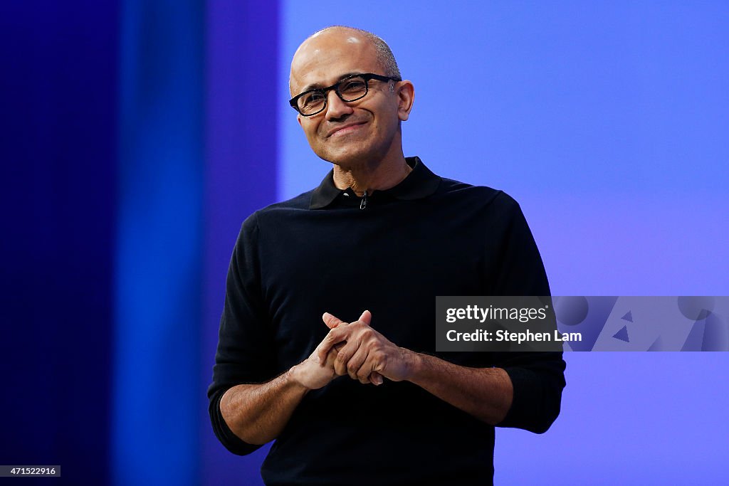 Satya Nadella Launches Microsoft Build Conference