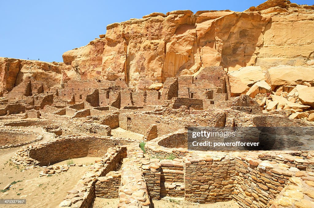 Pueblo Bonito Ruins HDR - Chaco Culture National Historical Park