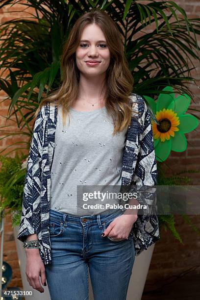 Arancha Marti attends the new 'Alma en Pena' Spring/Summer collection presentation at 'Espacio Mood' on April 29, 2015 in Madrid, Spain.