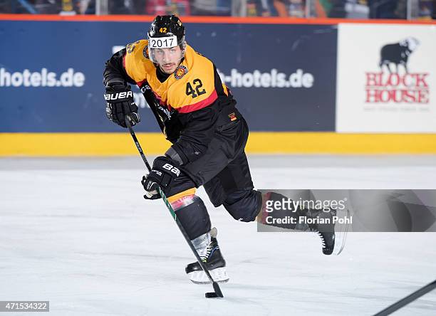 Yasin Ehliz of Team Germany during the game between Germany and Slovenia on april 29, 2015 in Berlin, Germany.