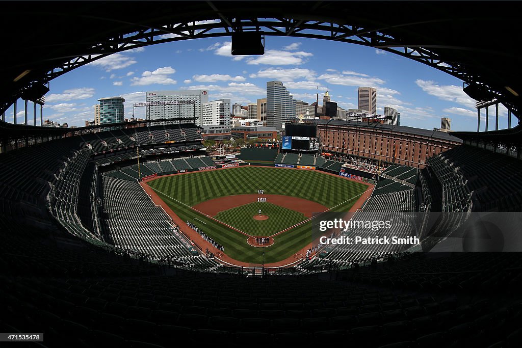 Baltimore Unrest Forces Orioles Play White Sox In An Empty Camden Yards