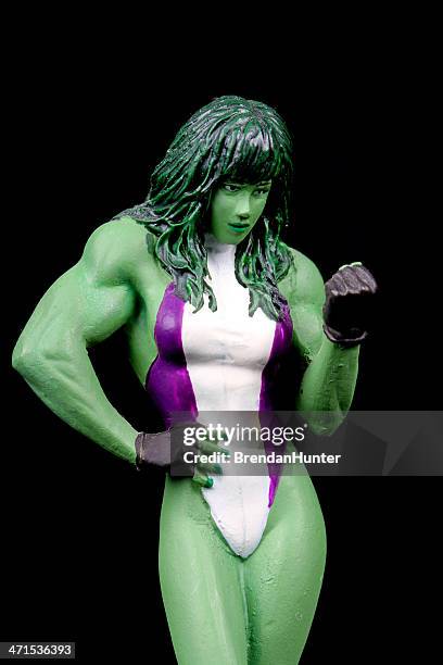 she hulk - marvel fantastic four stock pictures, royalty-free photos & images