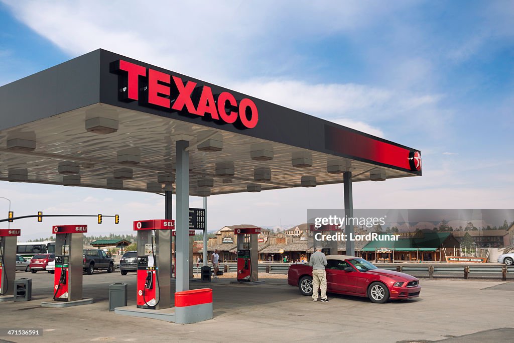 Texaco gas station