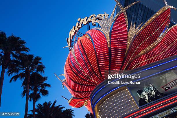 flamingo las vegas - flamingo las vegas stockfoto's en -beelden