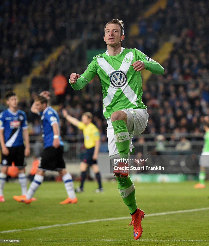 Arminia Bielefeld v VfL Wolfsburg  - DFB Cup Semi Final