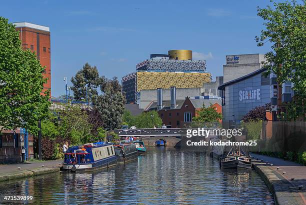 canals - birmingham west midlands stockfoto's en -beelden