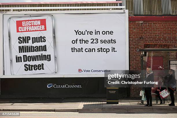 Bus Stop Poll Tory Bus Photos and Premium High Res Pictures - Getty Images