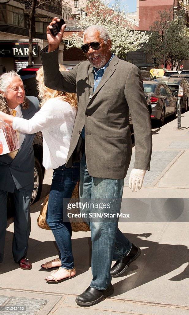 Celebrity Sightings in New York City - April 29, 2015