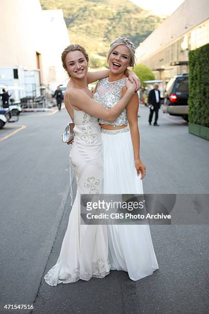 Hunter King & Kelli Goss at The 42nd Annual Daytime Emmy Awards.