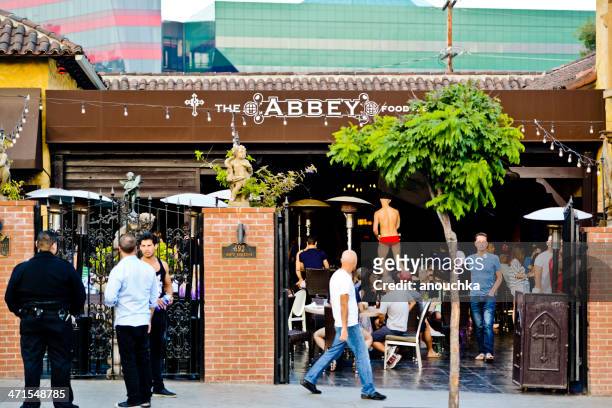 the abbey food and drink in west hollywood - west hollywood gay stock pictures, royalty-free photos & images
