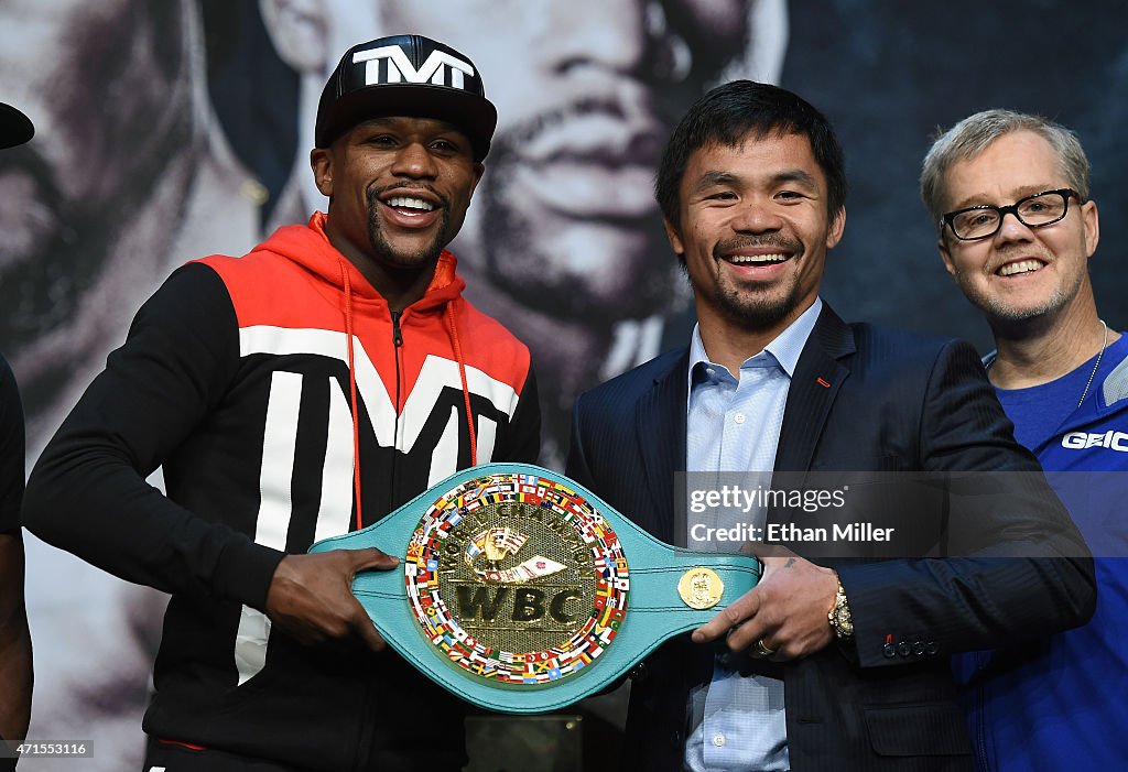 Floyd Mayweather Jr. v Manny Pacquiao - News Conference