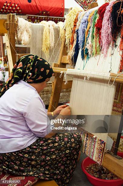 Turkish Woman Making Rug 2,282 Turkish Rug Stock Photos, High-Res Pictures, and Images - Getty ...