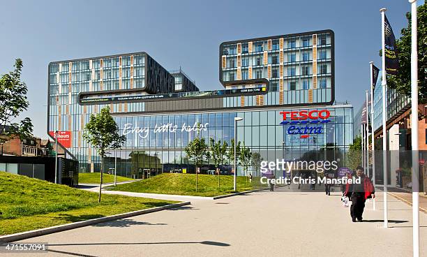 tesco town woolwich uk - woolwich stock pictures, royalty-free photos & images