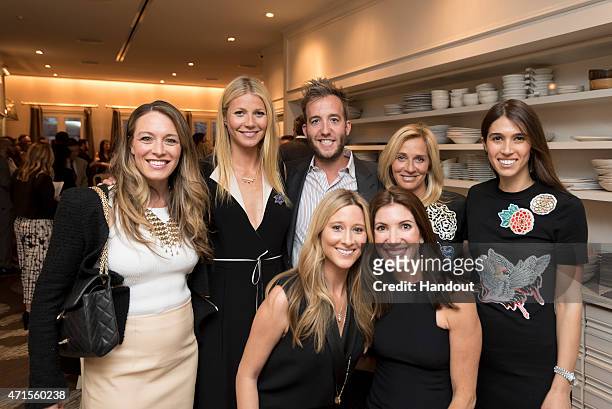 In this handout photo provided by goop, Gwyneth Paltrow attends goop pop launch party April 28, 2015 in Chicago, Illinois.