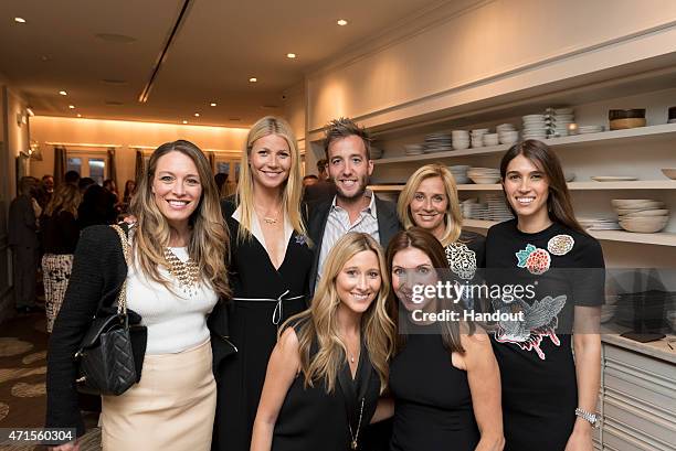 In this handout photo provided by goop, Gwyneth Paltrow attends goop pop launch party April 28, 2015 in Chicago, Illinois.