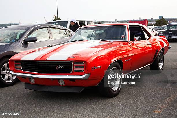chevrolet camaro z28 - chevrolet-camaro-super-sport stockfoto's en -beelden